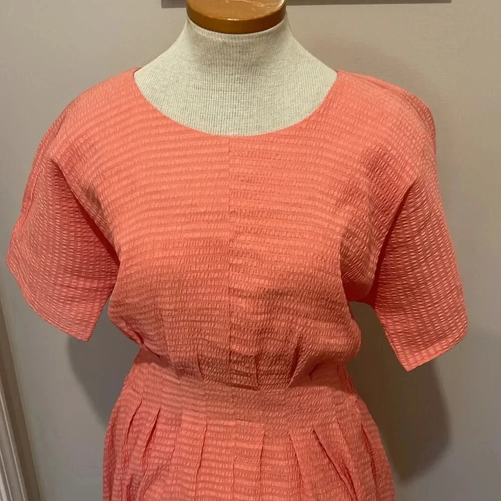 NWT!! Club Monaco - Swing Dress - Coral - Size 12 - Picture 4 of 10